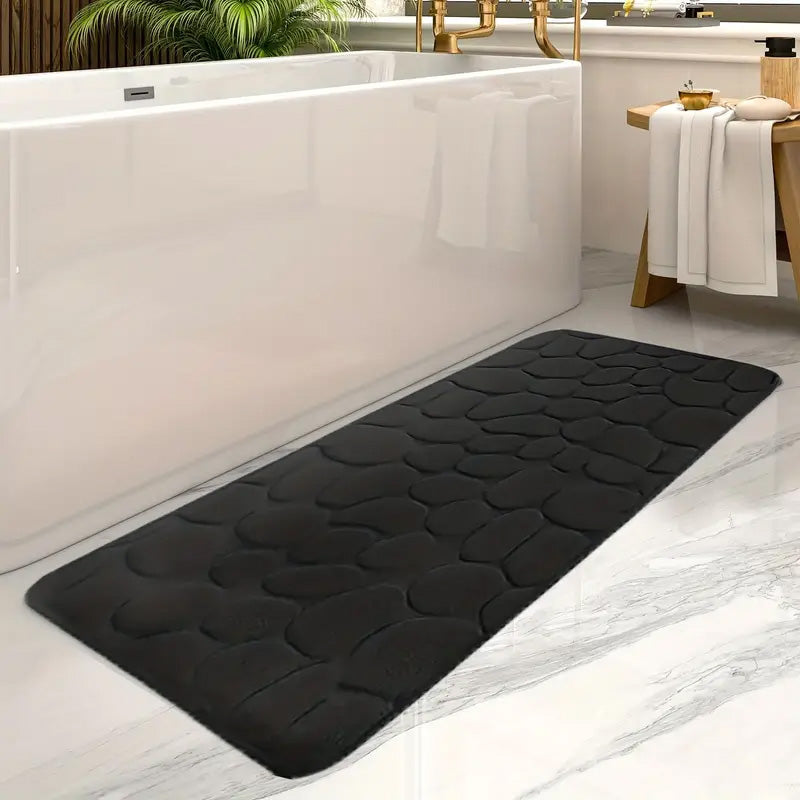 Tapis antidérapant et absorbant en polyester