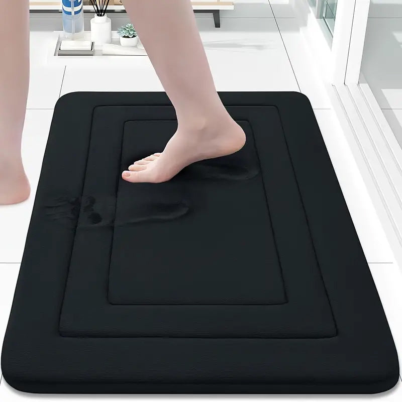 Tapis de Bain Rectangulaire en Polyester