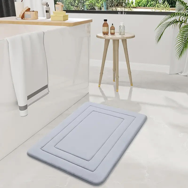 Tapis de Bain Rectangulaire en Polyester