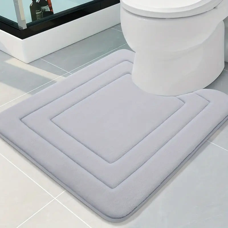 Tapis de Bain Rectangulaire en Polyester