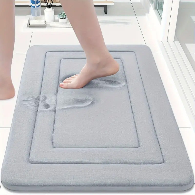 Tapis de Bain Rectangulaire en Polyester