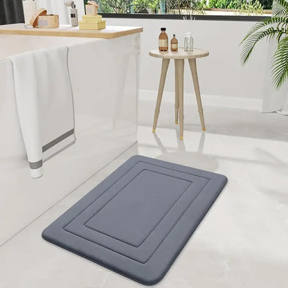 Tapis de Bain Rectangulaire en Polyester