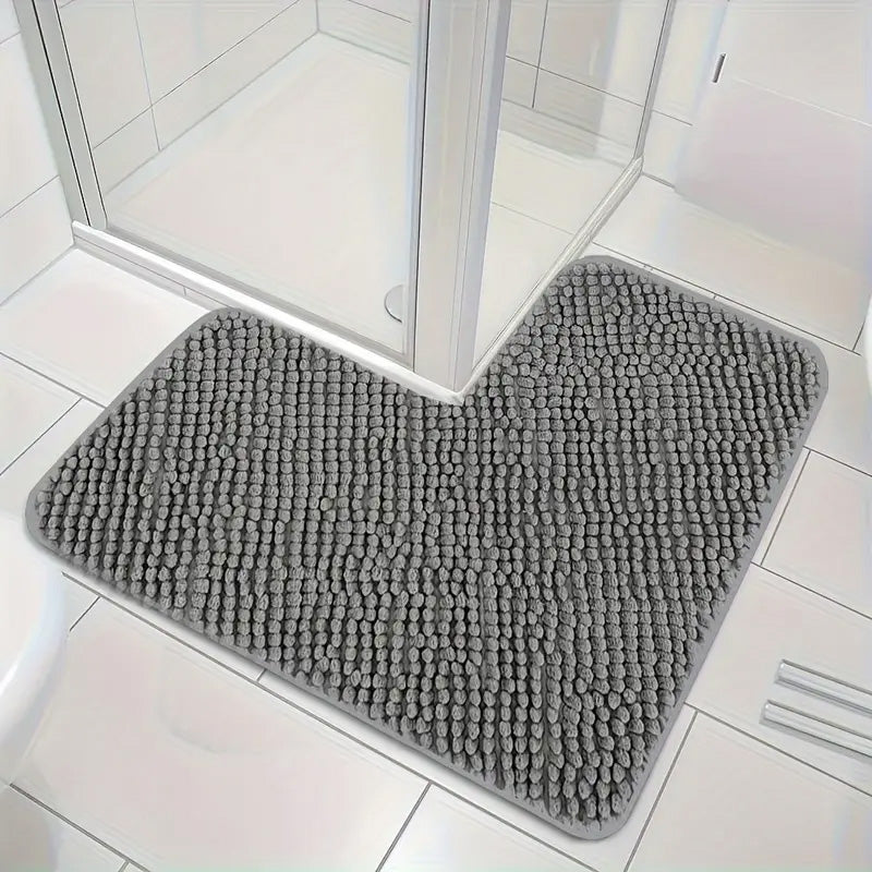 Tapis de Bain d'angle en L - Antidérapant