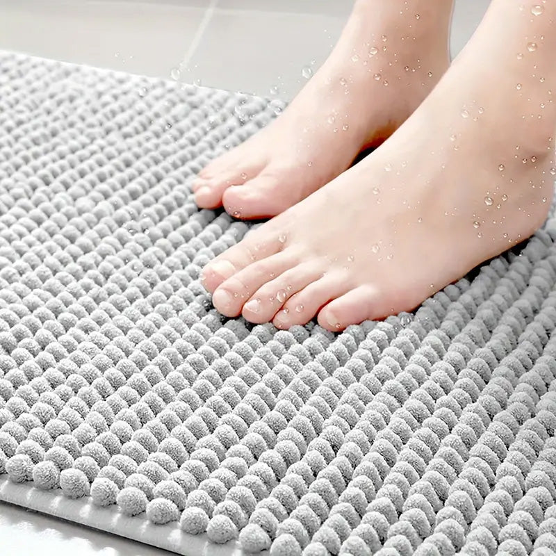 Tapis de Bain d'angle en L - Antidérapant