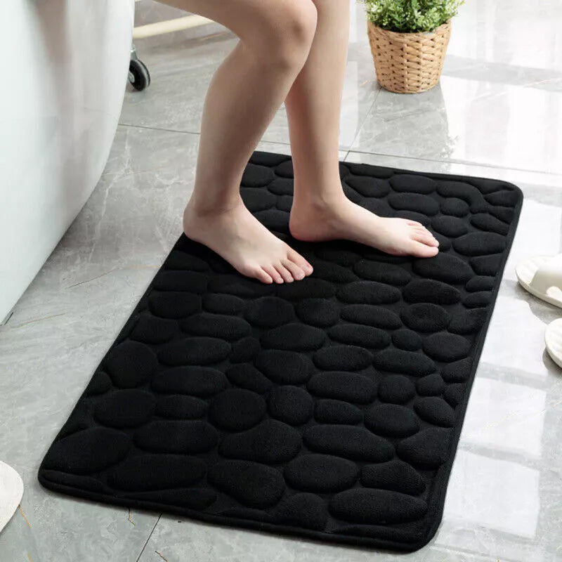 Tapis de Bain texturé en Mousse à mémoire de forme