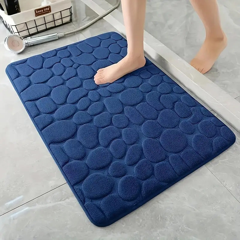 Tapis de Bain texturé en Mousse à mémoire de forme