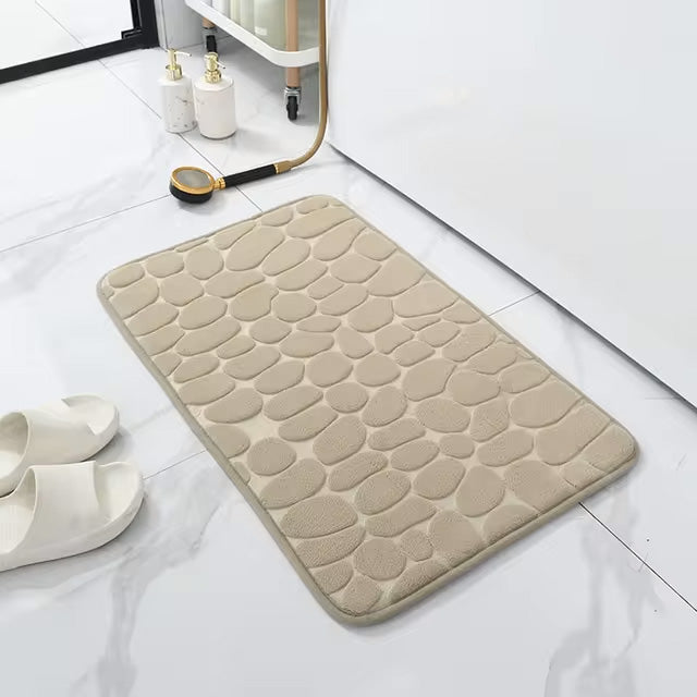 Tapis de Bain texturé en Mousse à mémoire de forme