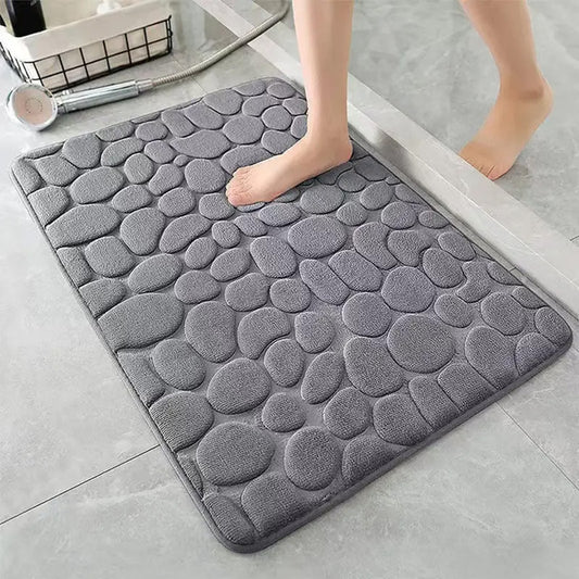 Tapis de Bain texturé en Mousse à mémoire de forme