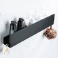 Étagère de Douche Murale Aluminium Noir