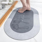 Tapis de Bain Ovale en Diatomite